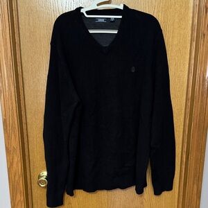 IZOD Men's Classic Black V-Neck Sweater